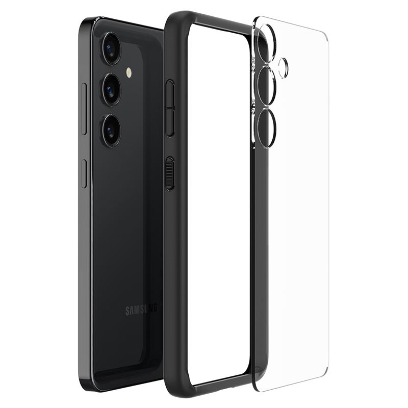 Husa Spigen Ultra Hybrid compatibila cu Samsung Galaxy S24 Plus Matte Black (S24 Plus, ACS07330) by www.silkase.ro
